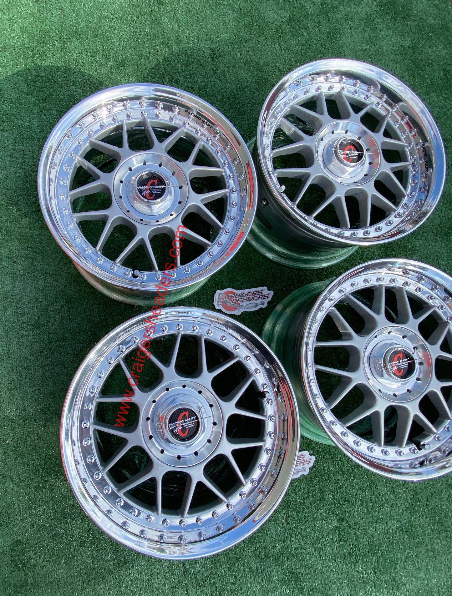 Racing Hart Type C’s - 4x114 & 5x114 - 16 x 8" +38 Offset