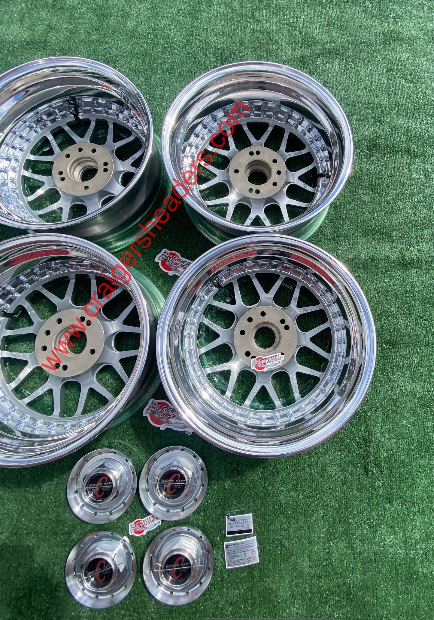 Racing Hart Type C’s - 4x114 & 5x114 - 16 x 6.5" +31 Offset