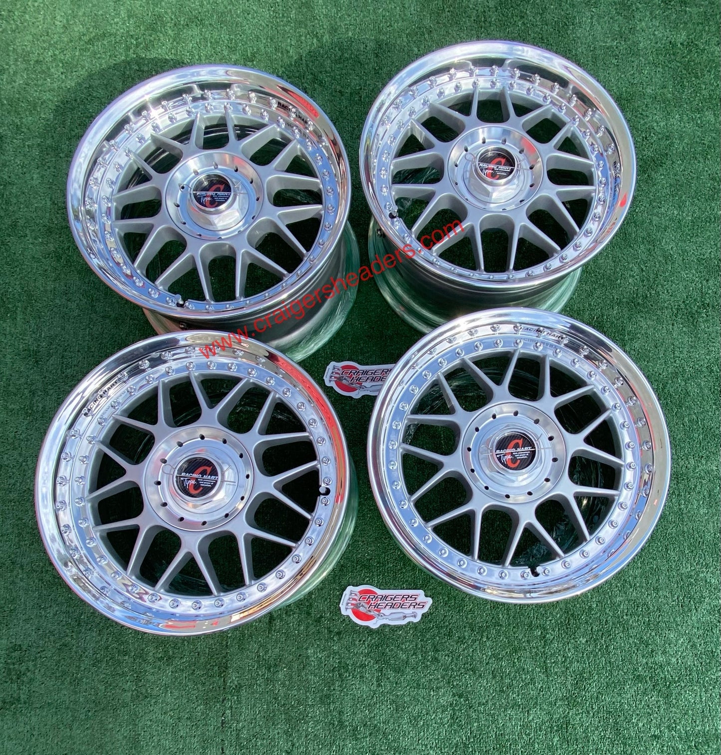 Racing Hart Type C’s - 4x114 & 5x114 - 16 x 8" +38 Offset