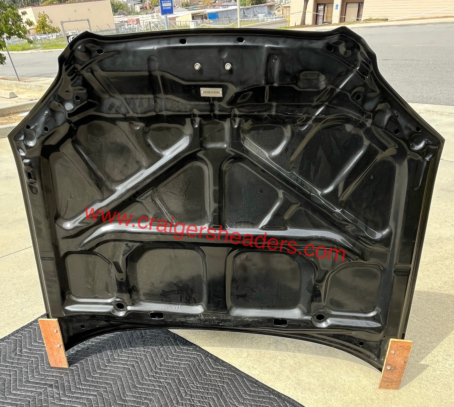 Seibon 2004-2005 Subaru WRX/STi RS style carbon fiber hood