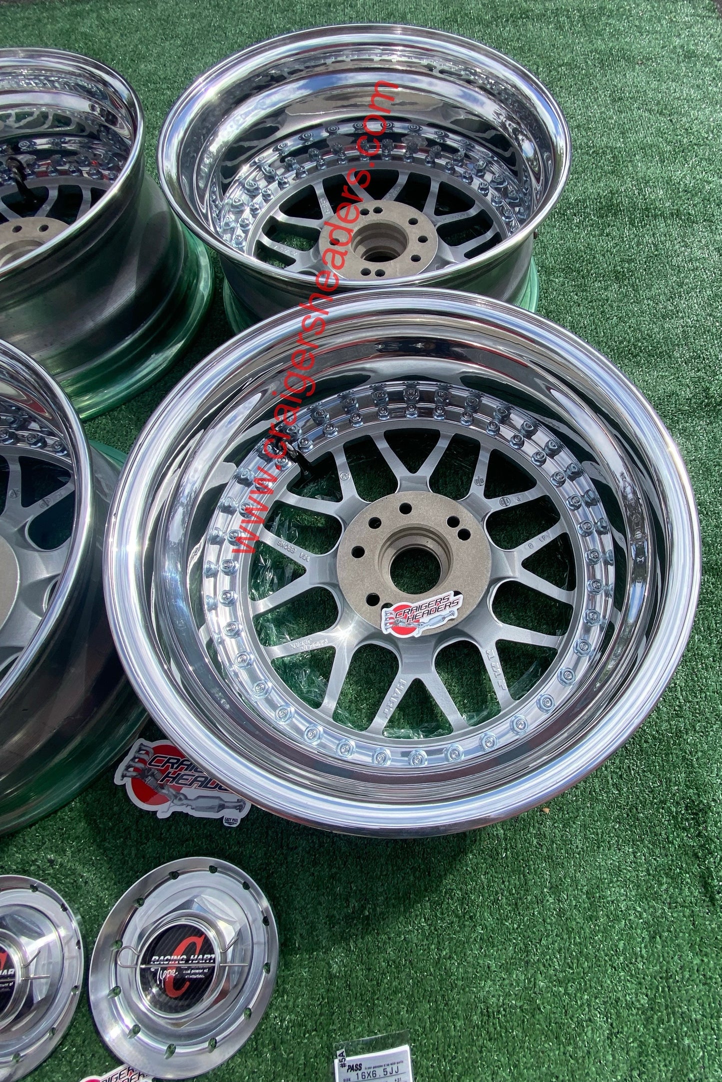 Racing Hart Type C’s - 4x114 & 5x114 - 16 x 6.5" +31 Offset