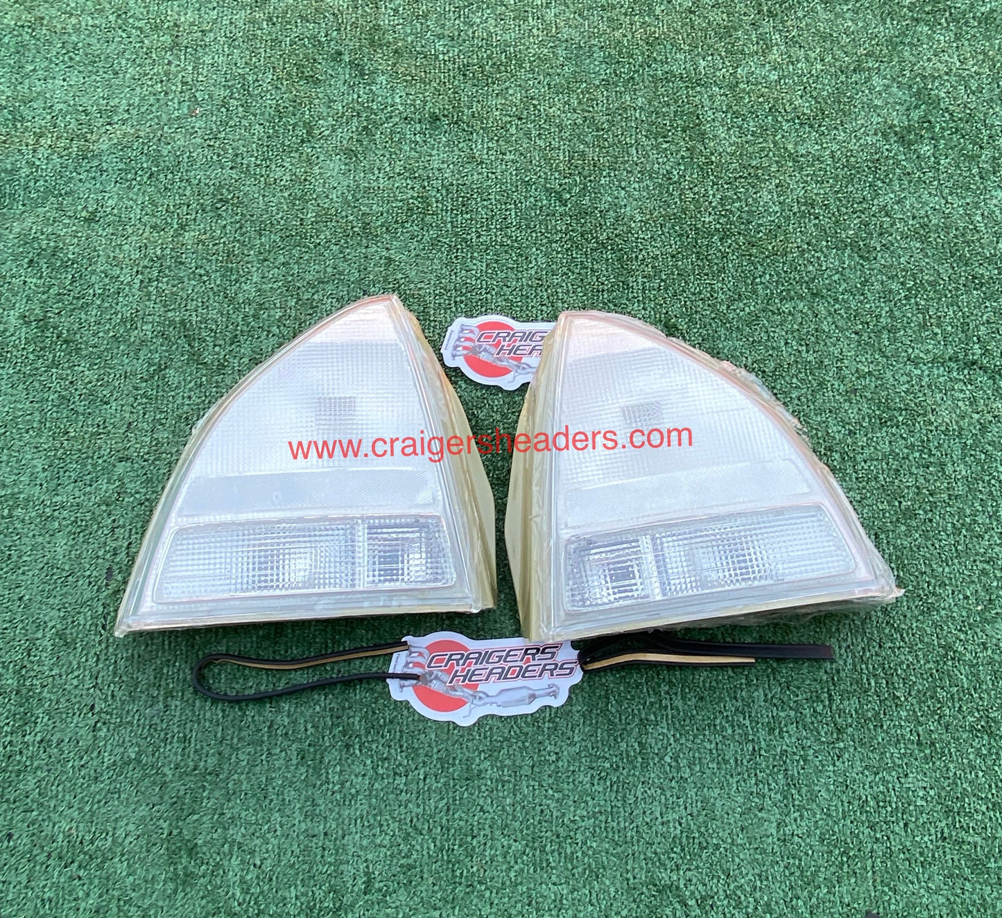 Clear White Rear Tail Light Lamps For Honda Prelude 92-96