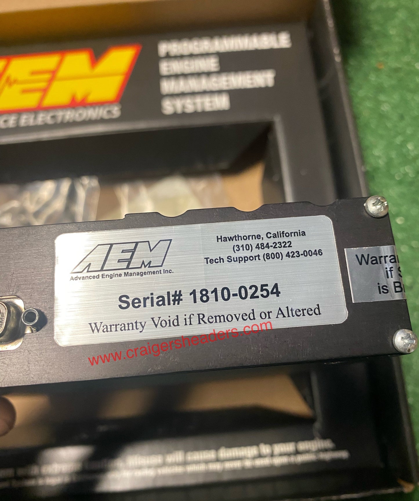 AEM Performance EMS PLUG-N-PLAY ENGINE MANAGEMENT, 02-05 Subaru Impreza WRX (Non-STI) M/T Only, 30-1810