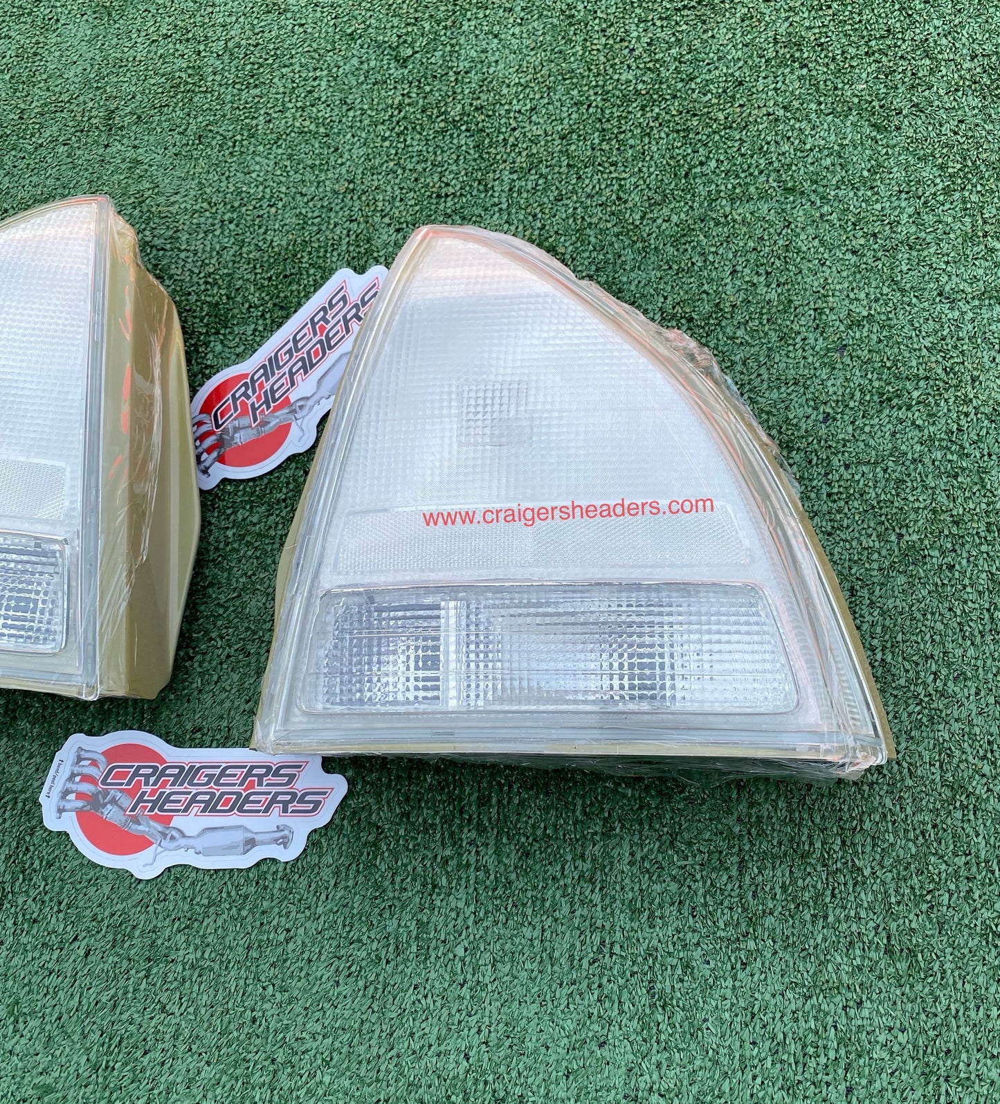 Clear White Rear Tail Light Lamps For Honda Prelude 92-96