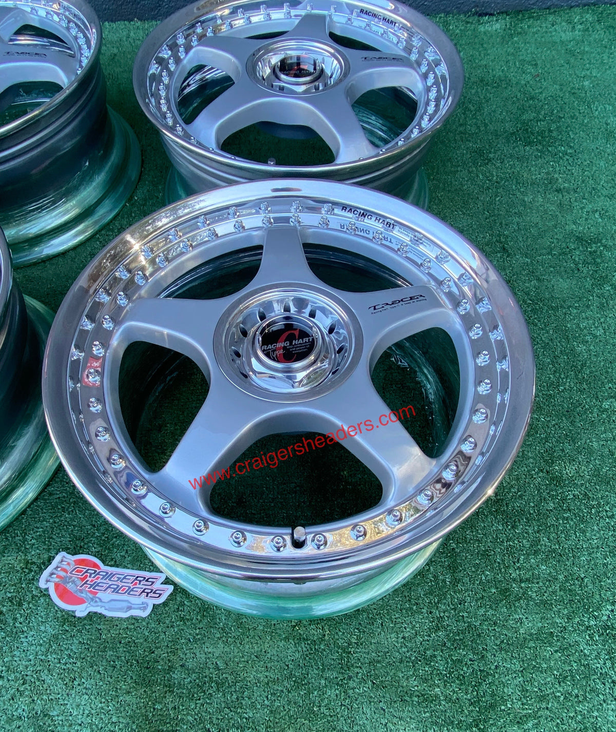 Racing Hart Tracer Type C’s - 5x100 & 4x100 - 17x7.5" +40 Offset