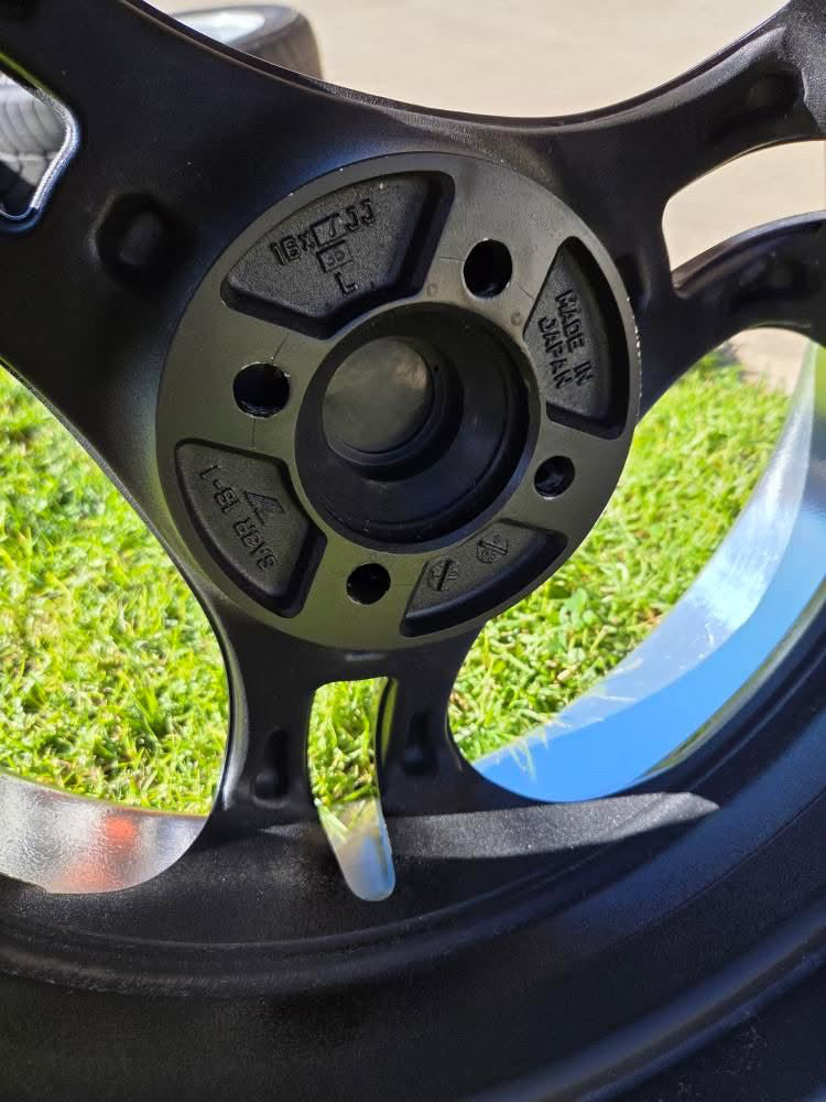 Yokohama Super ADVAN Racing SA3R Black 16x7 & 16x8", 4x100 Lug Pattern