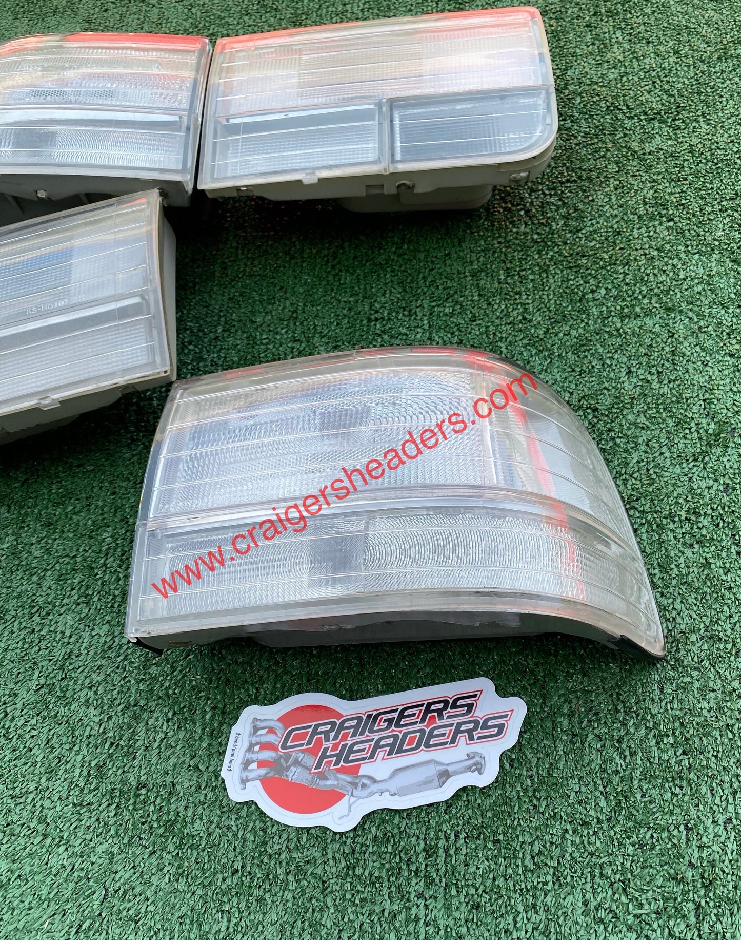 Clear White Rear Tail Light Lamp For Honda Accord Sedan 92-93