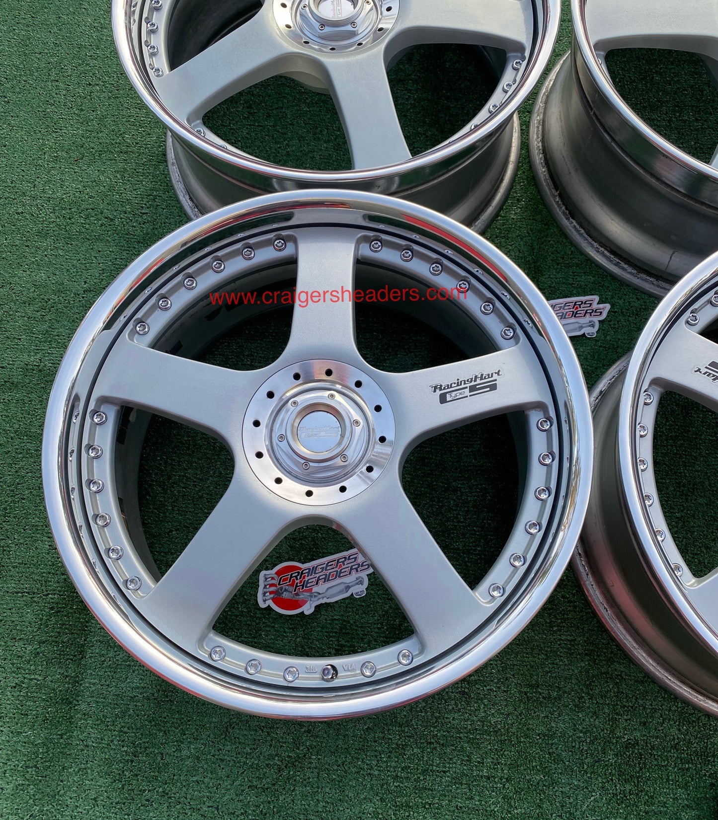 Racing Hart Type C5’s - 5x114 & 4x114 - 19 x 8.5” +38 Offset