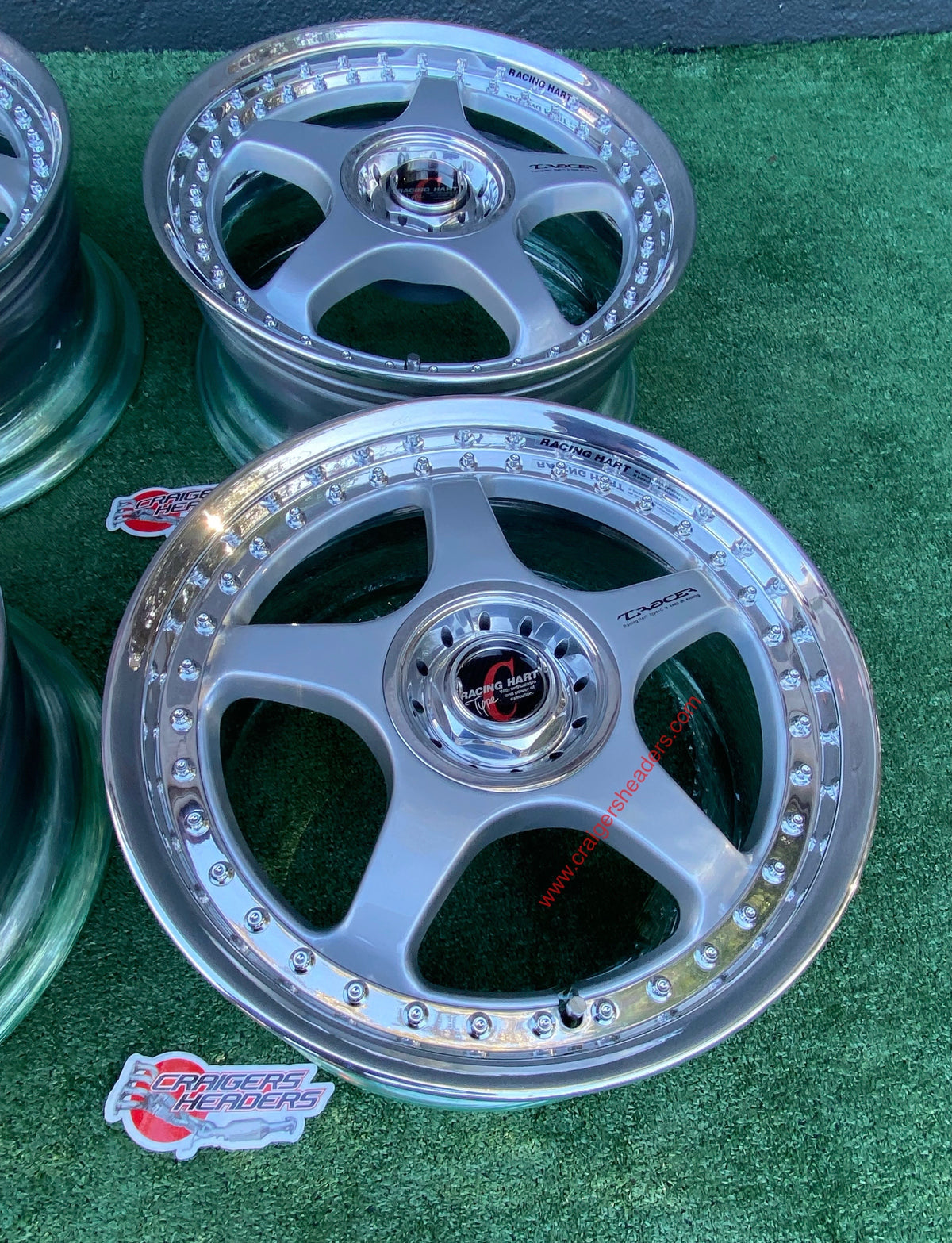 Racing Hart Tracer Type C’s - 5x100 & 4x100 - 17x7.5" +40 Offset