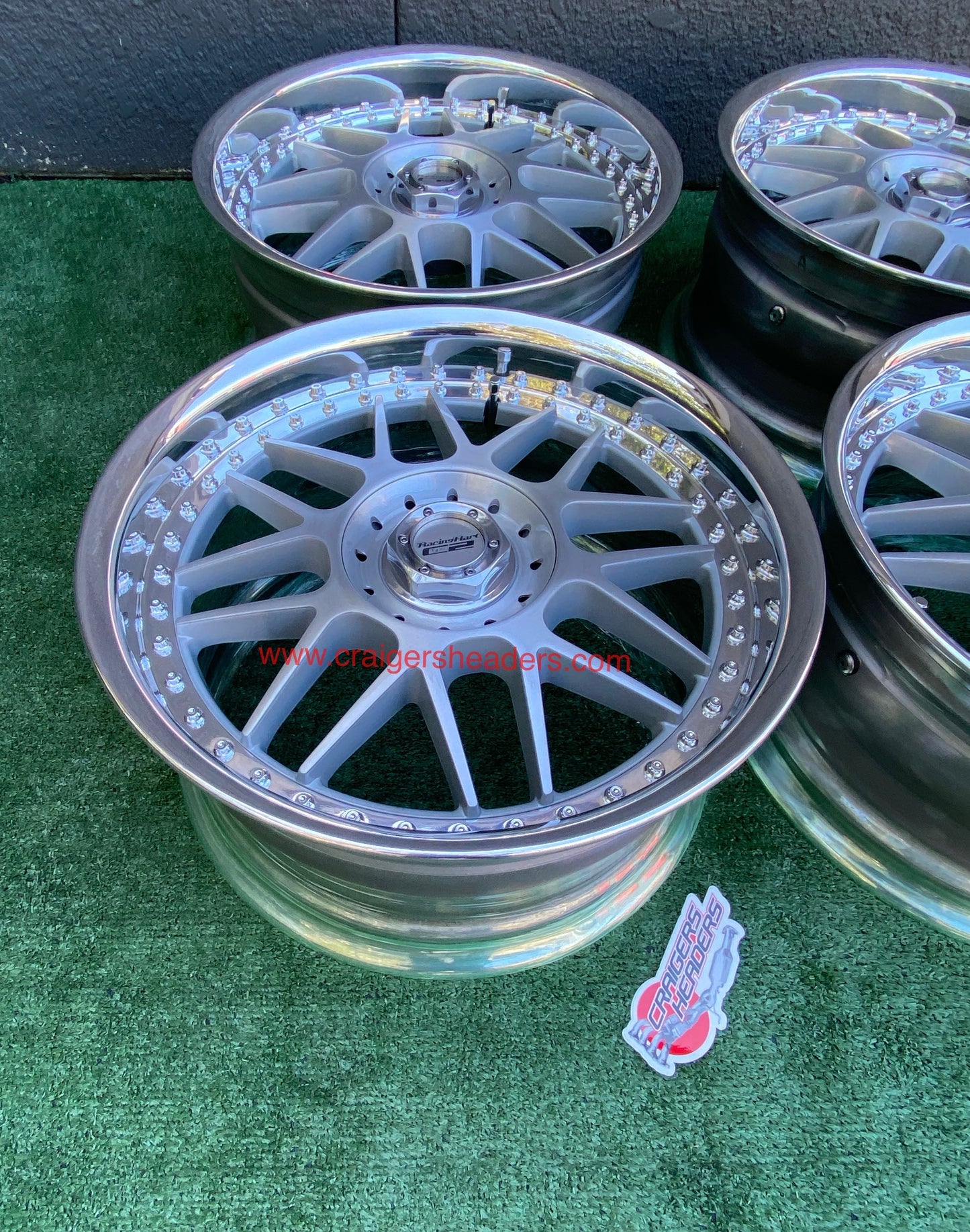 Racing Hart Type C2’s - 4x114, 5x114 - 18 x 9", +40 Offset -Square Setup