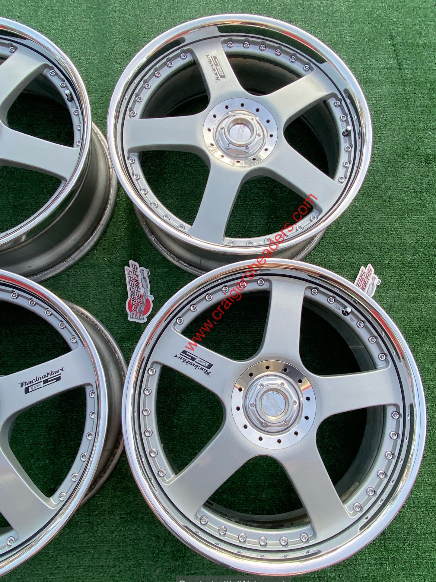 Racing Hart Type C5’s - 5x114 & 4x114 - 19 x 8.5” +38 Offset
