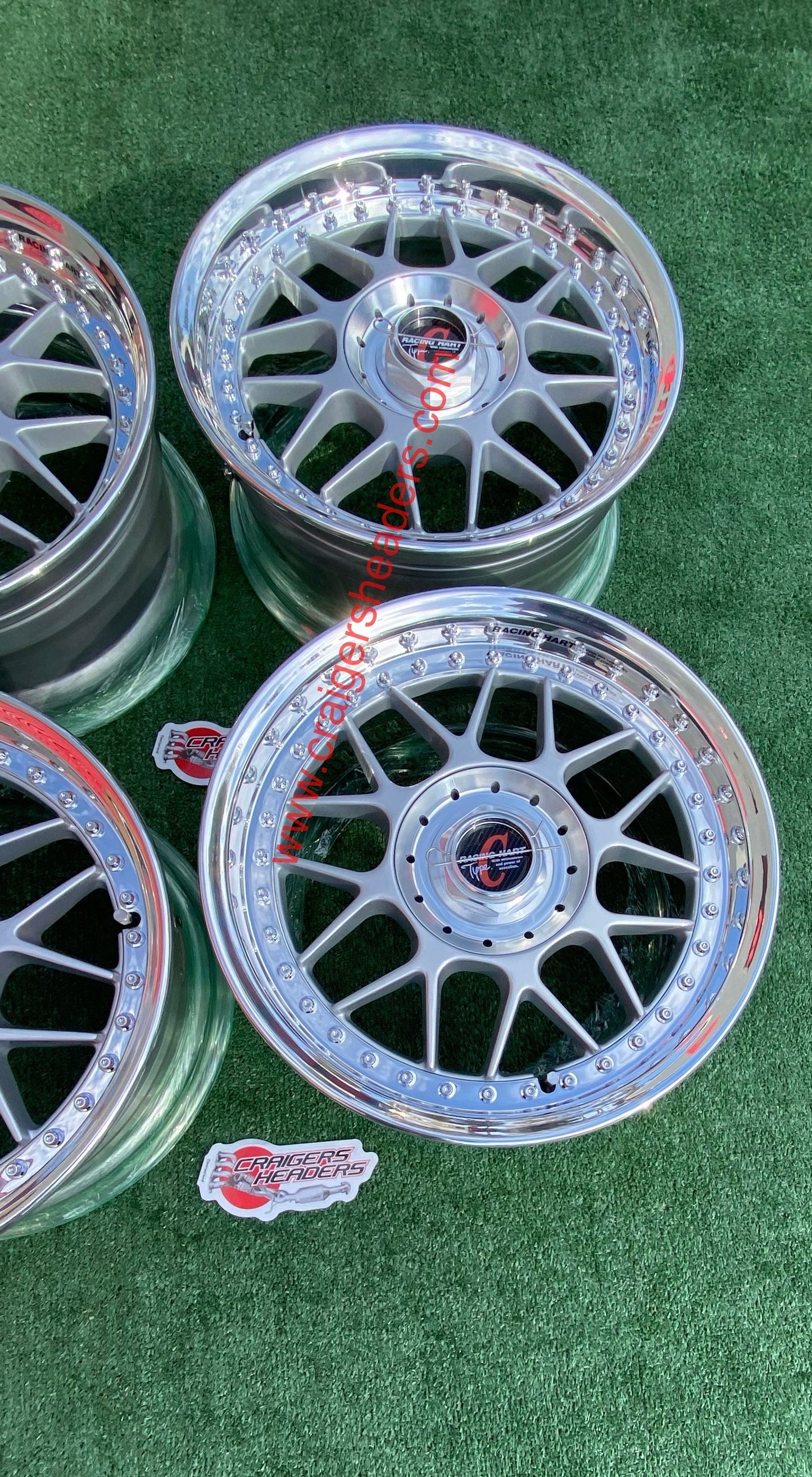 Racing Hart Type C’s - 4x114 & 5x114 - 16 x 8" +38 Offset