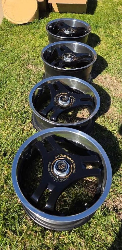 Yokohama Super ADVAN Racing SA3R Black 16x7 & 16x8", 4x100 Lug Pattern