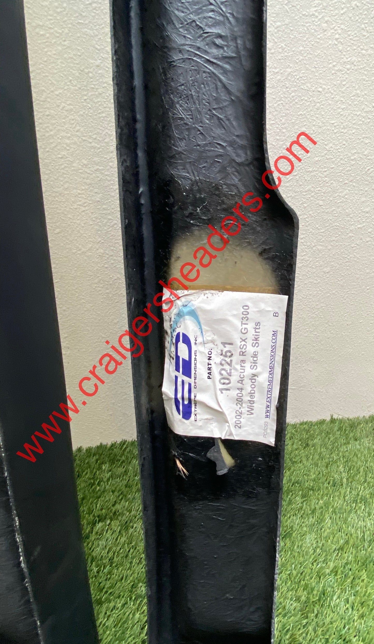 Extreme Dimensions 2002-2004 Acura RSX Duraflex GT300 Wide Body Side Skirts - "LOCAL PICKUP ONLY"
