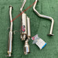 DC Sports Twin Canister Exhaust System - TCS 7021 - 99-00 Honda Civic