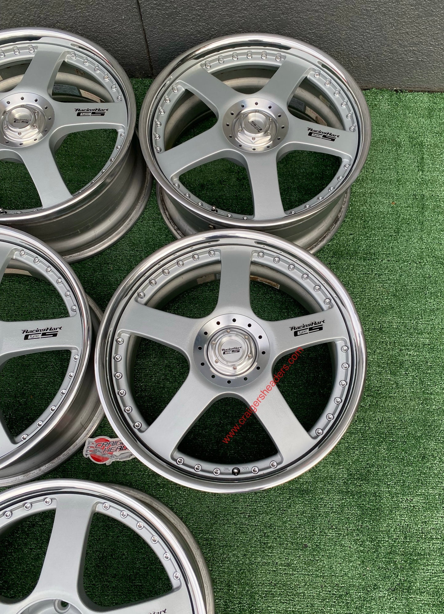 Racing Hart Type C5’s - 5x114 & 4x114 - 19 x 8.5” +45 Offset