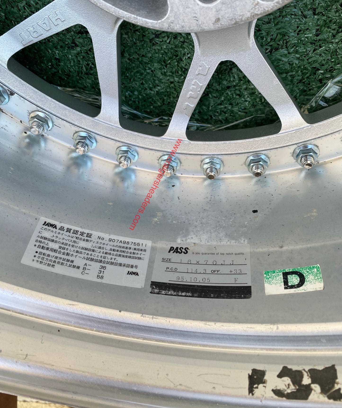 Racing Hart Type C’s - 5x114 - 16x7" and 16x8", +33 Offset