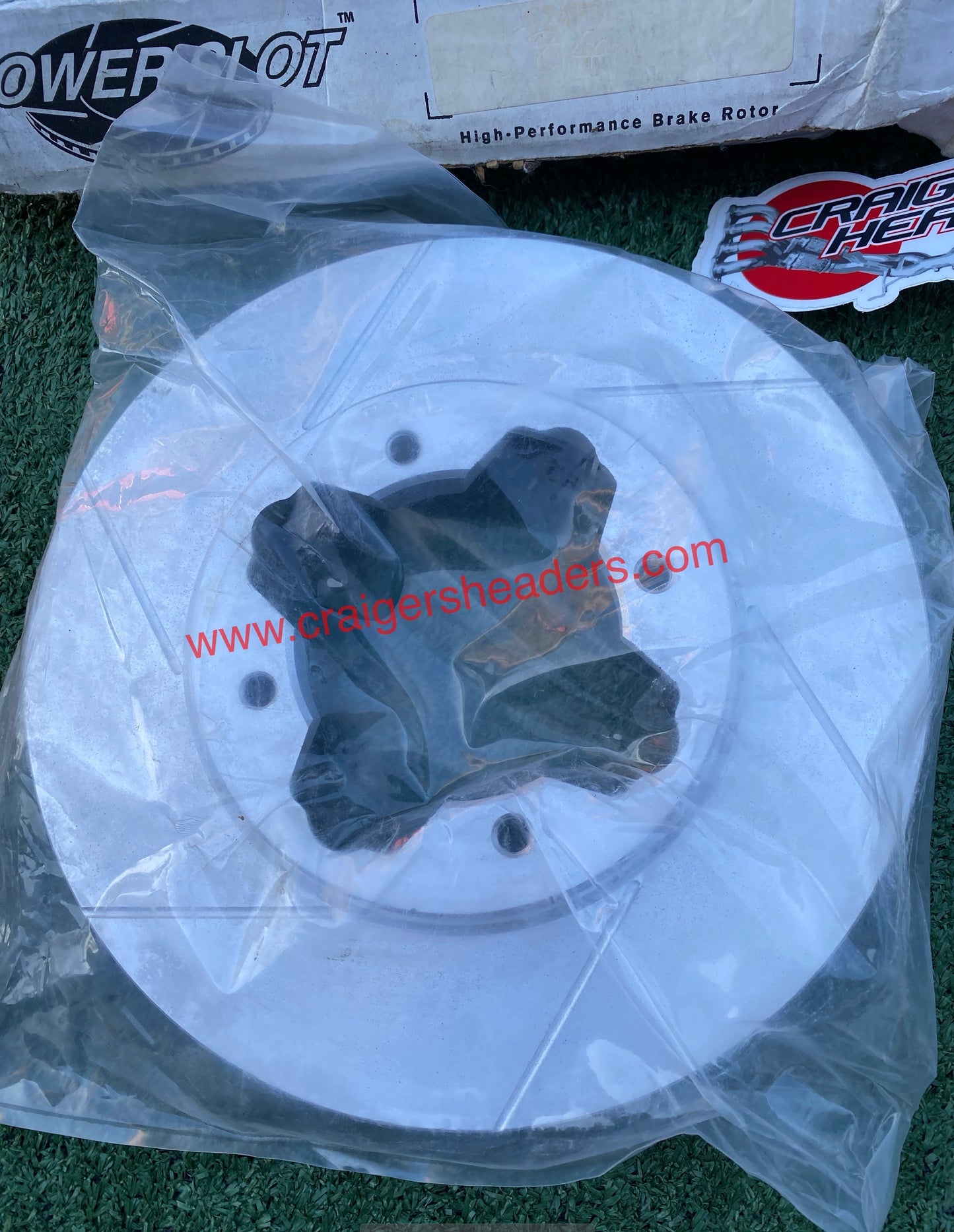POWERSTOP SLOTTED ROTORS - 90-97 Accord Coupe or Sedan.