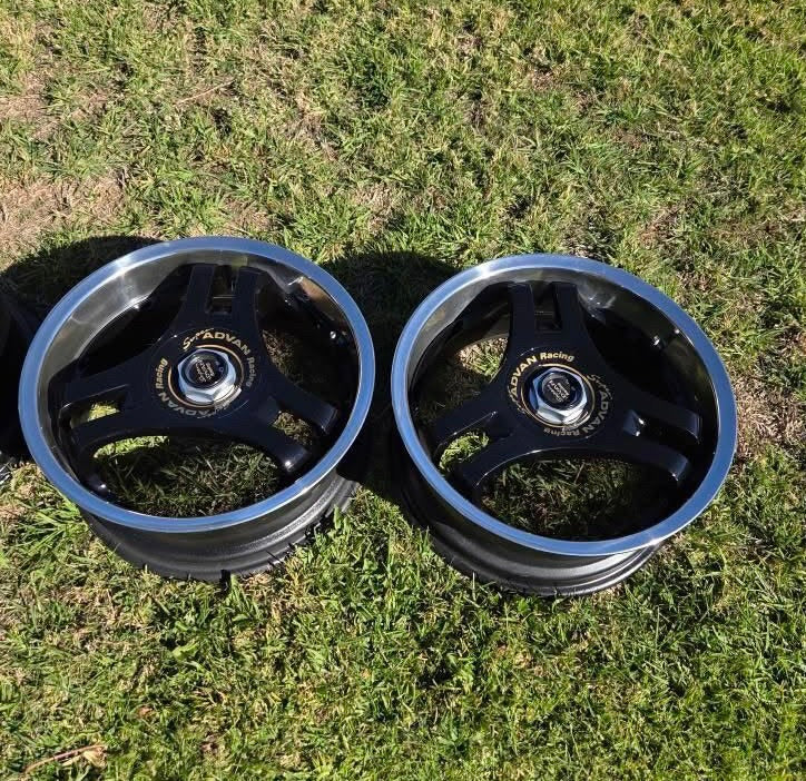 Yokohama Super ADVAN Racing SA3R Black 16x7 & 16x8", 4x100 Lug Pattern