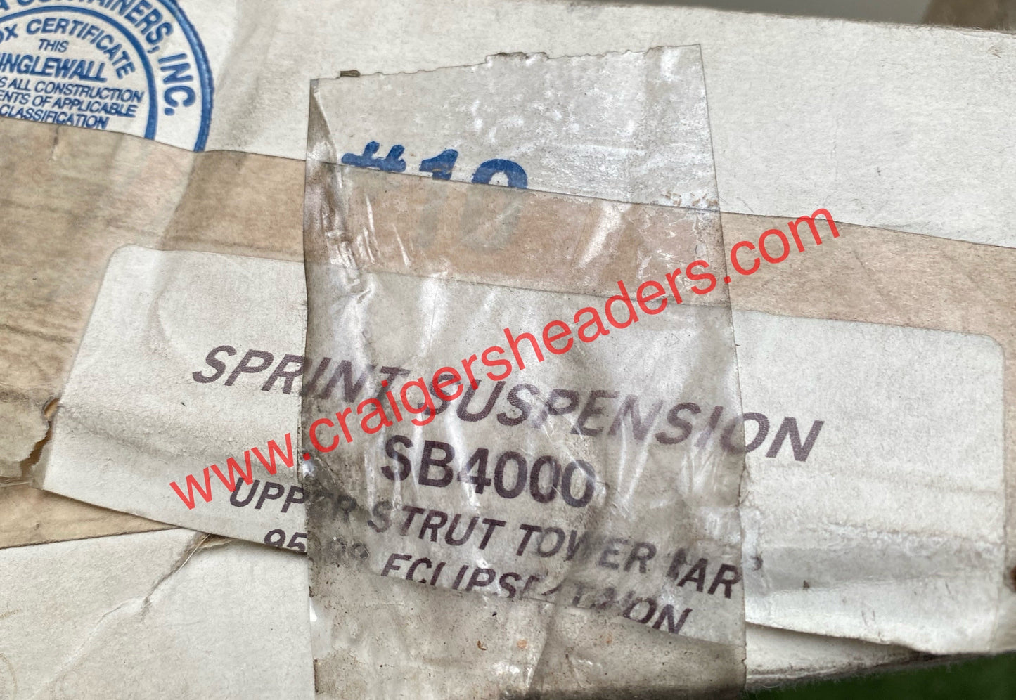 Sprint Front Strut Tower Bar 1996-1999 Mitsubishi Eclipse/Eagle Talon - Turbo Model