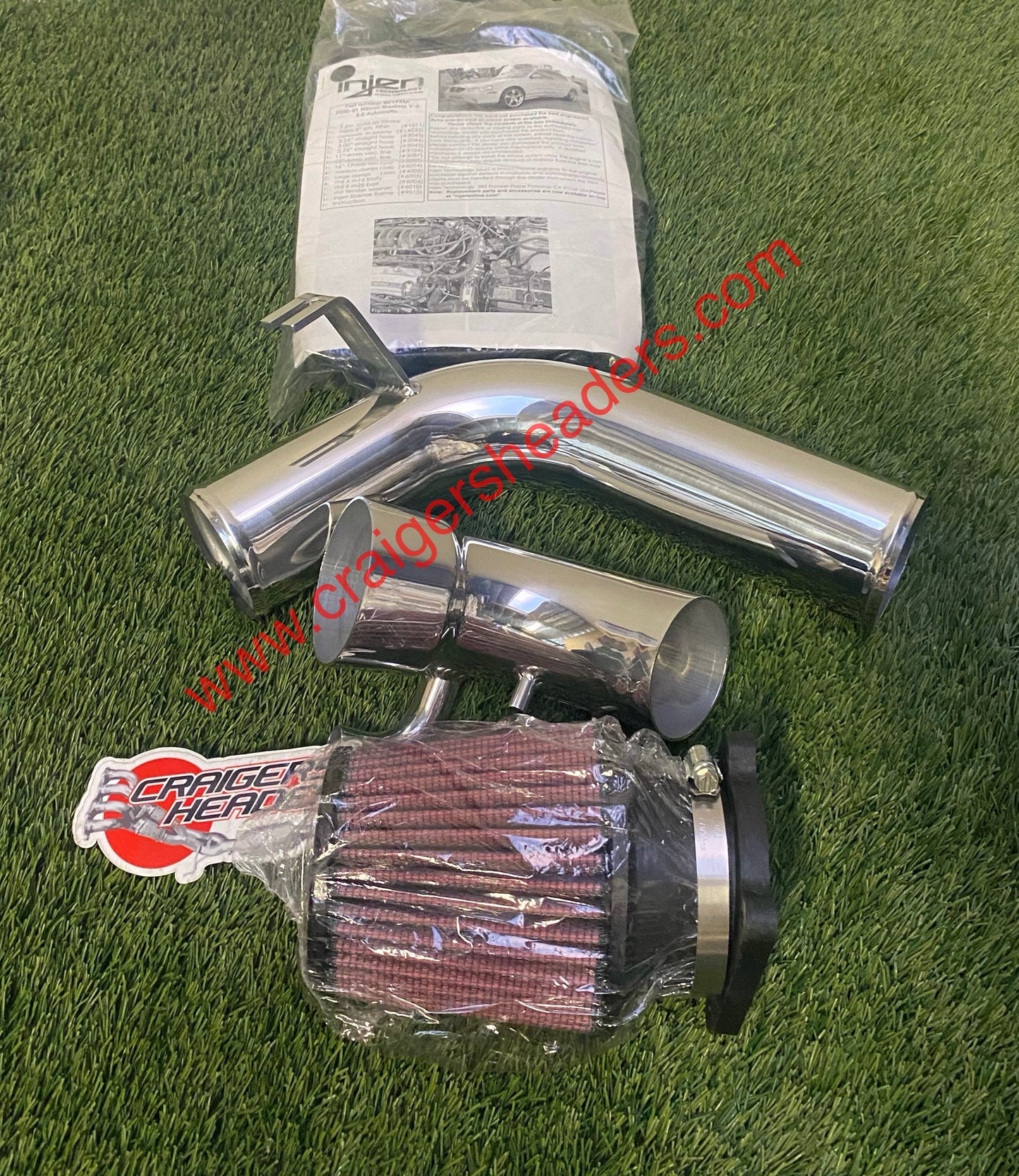 Injen 00-01 Nissan Maxima Polished Cold Air Intake - RD1935P