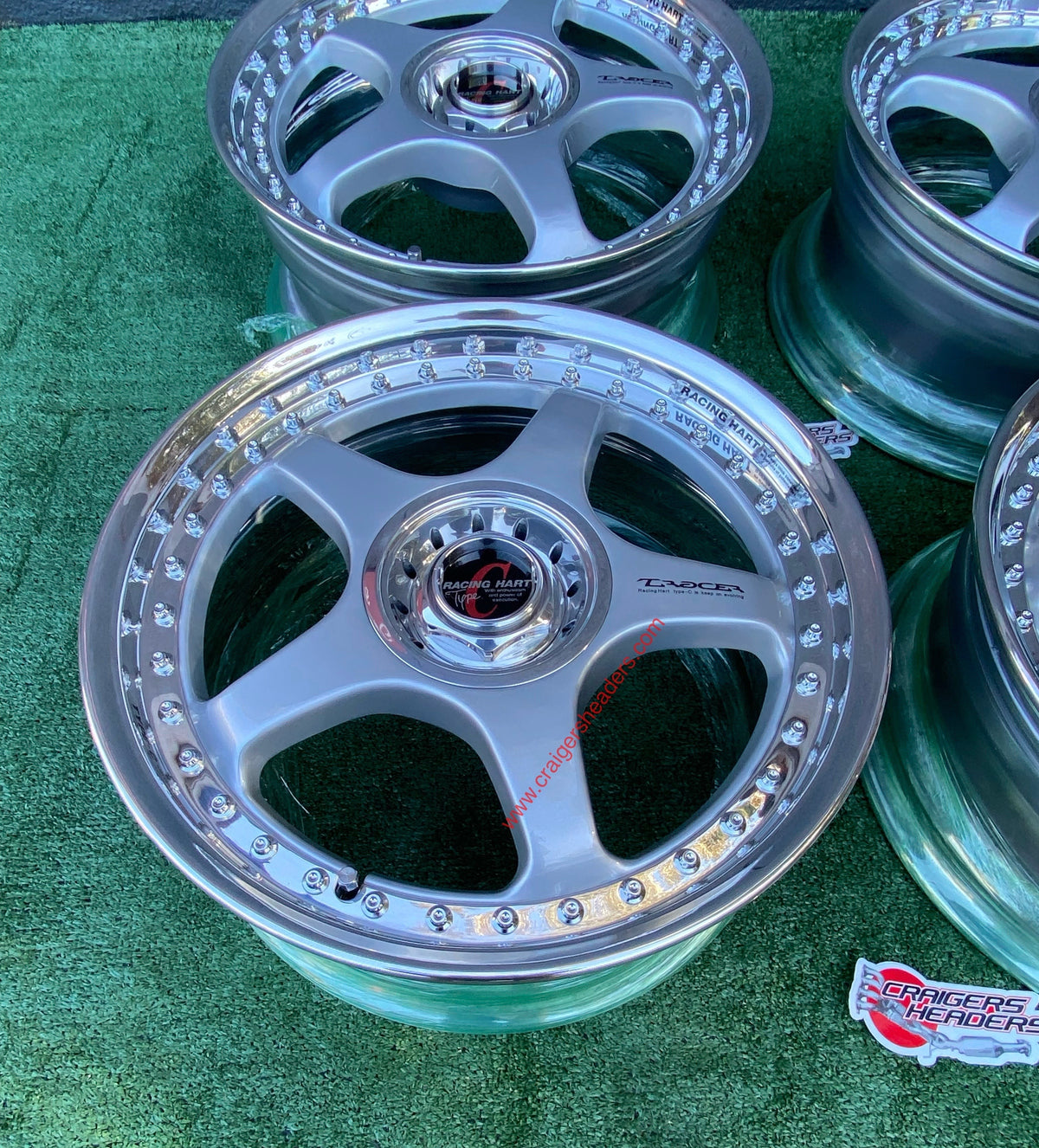 Racing Hart Tracer Type C’s - 5x100 & 4x100 - 17x7.5" +40 Offset