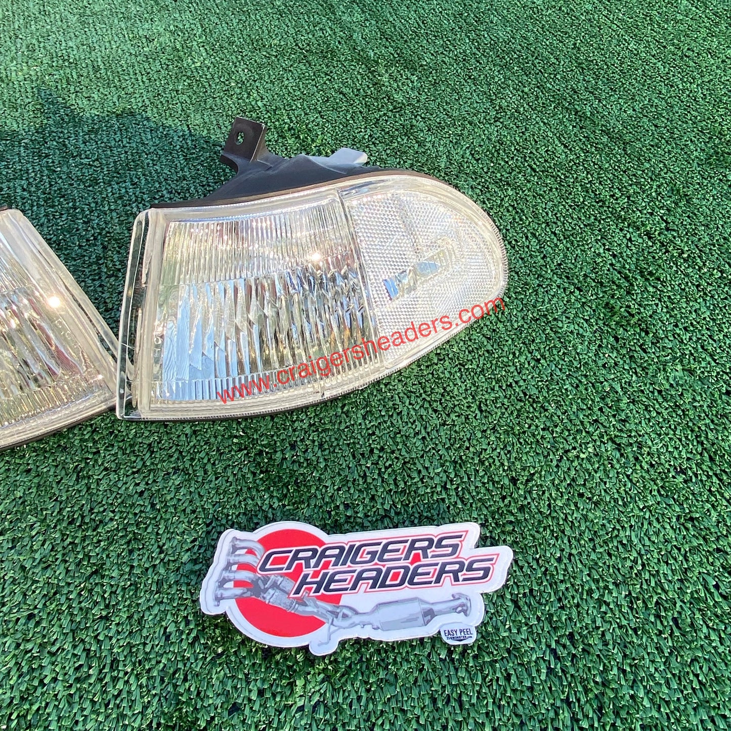 1992-1995 Honda Civic 4 Door Sedan Clear Corner Lights