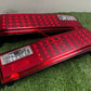 Ford MUStang 87-93 LED Tail Lights Red Clear ALT-ON-FM87-LED-RC - SPYDER
