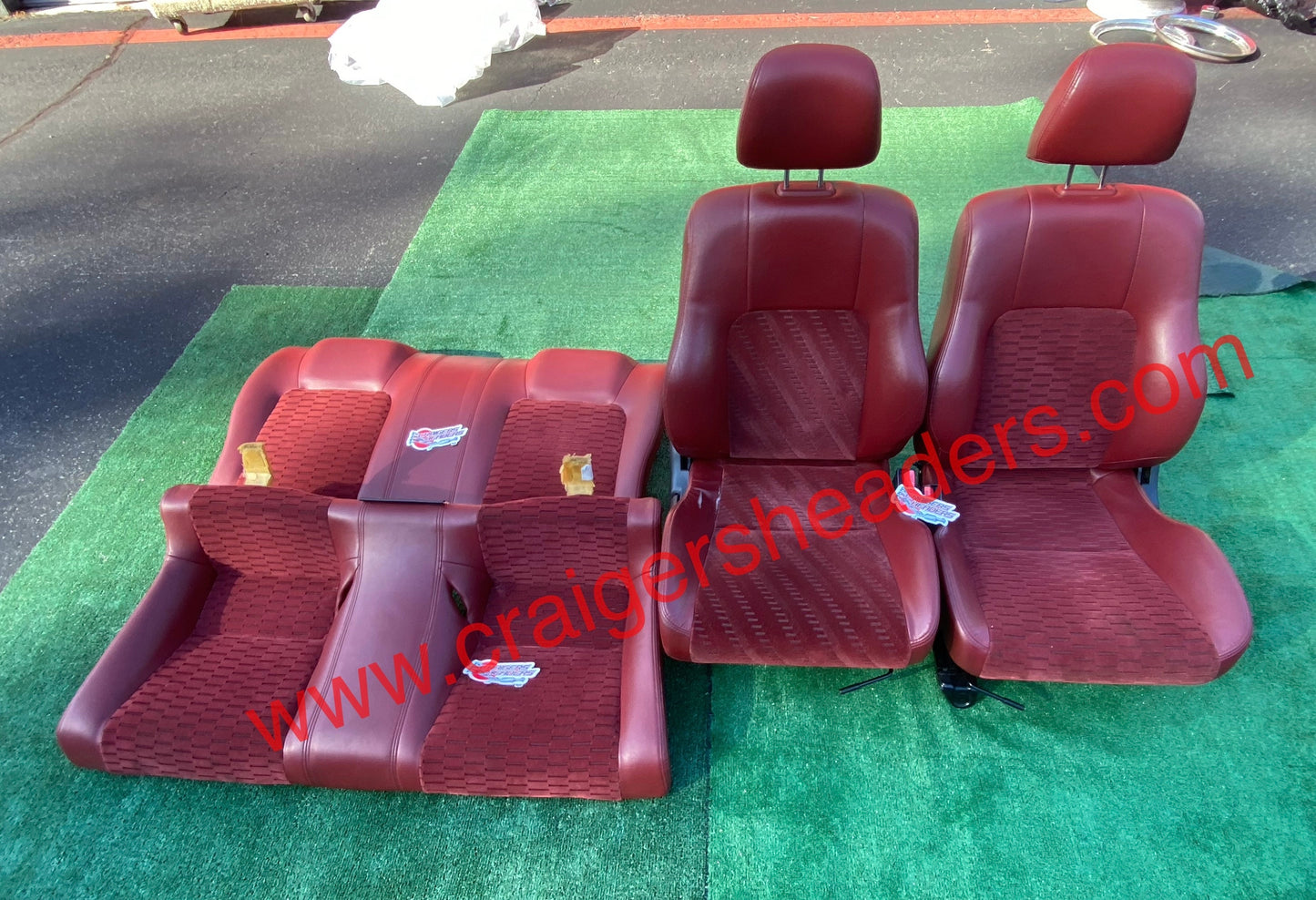 Honda Prelude 97-01 Blood Red Interior - Prelude Type SI-R