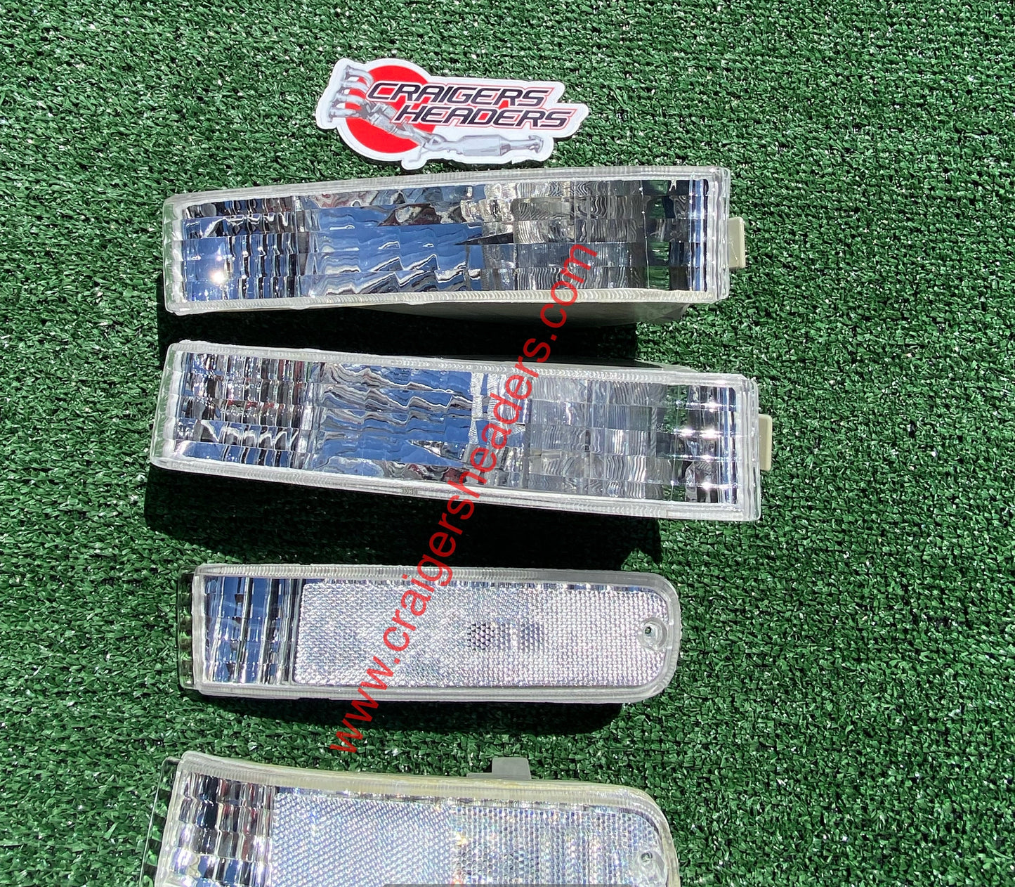 1992-1996 Honda Prelude Clear 4PCS Bumper Signal Lights