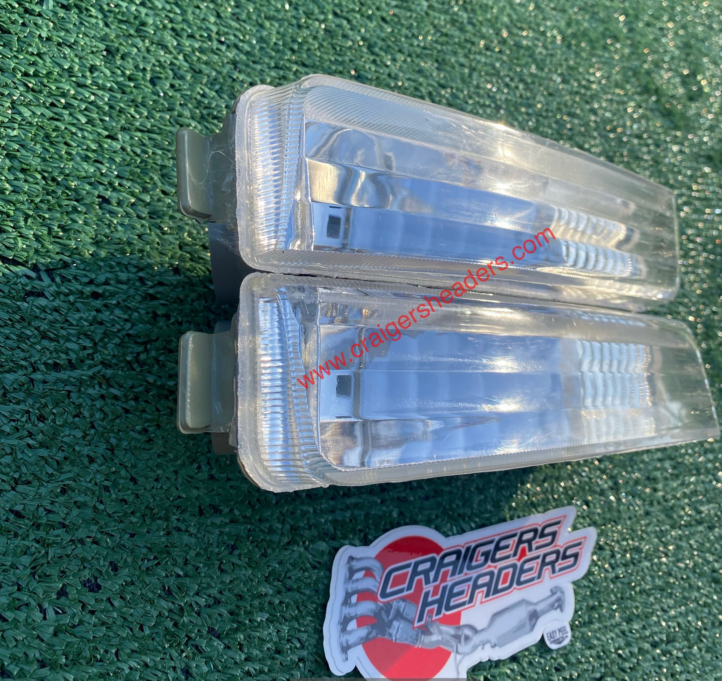 1990-1991 Honda Accord Clear Bumper Lights