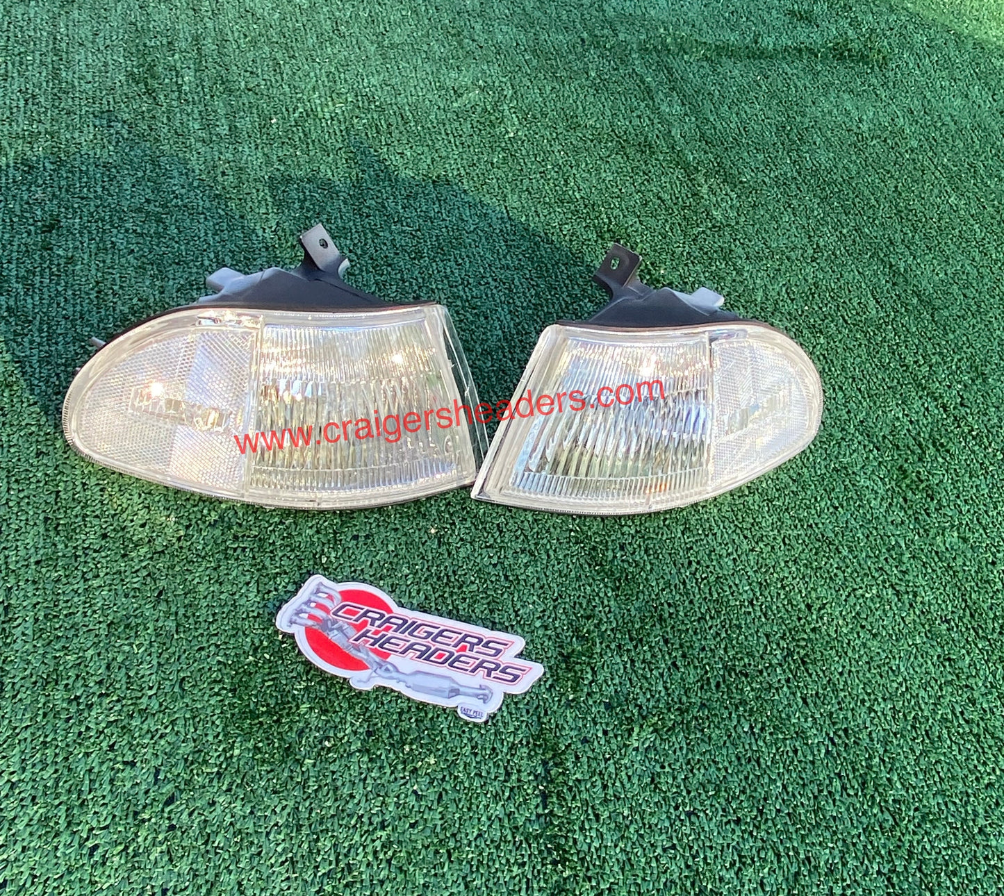 1992-1995 Honda Civic 4 Door Sedan Clear Corner Lights