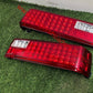 Ford MUStang 87-93 LED Tail Lights Red Clear ALT-ON-FM87-LED-RC - SPYDER