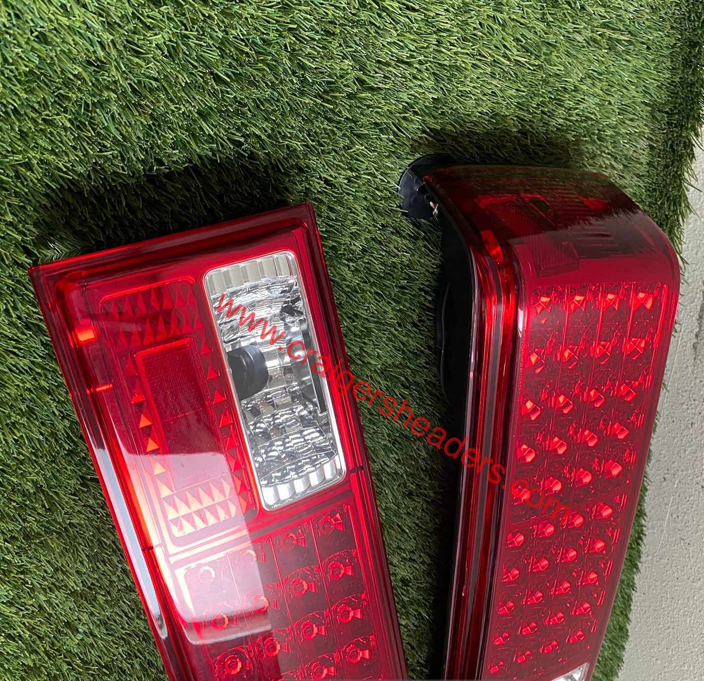 Ford MUStang 87-93 LED Tail Lights Red Clear ALT-ON-FM87-LED-RC - SPYDER