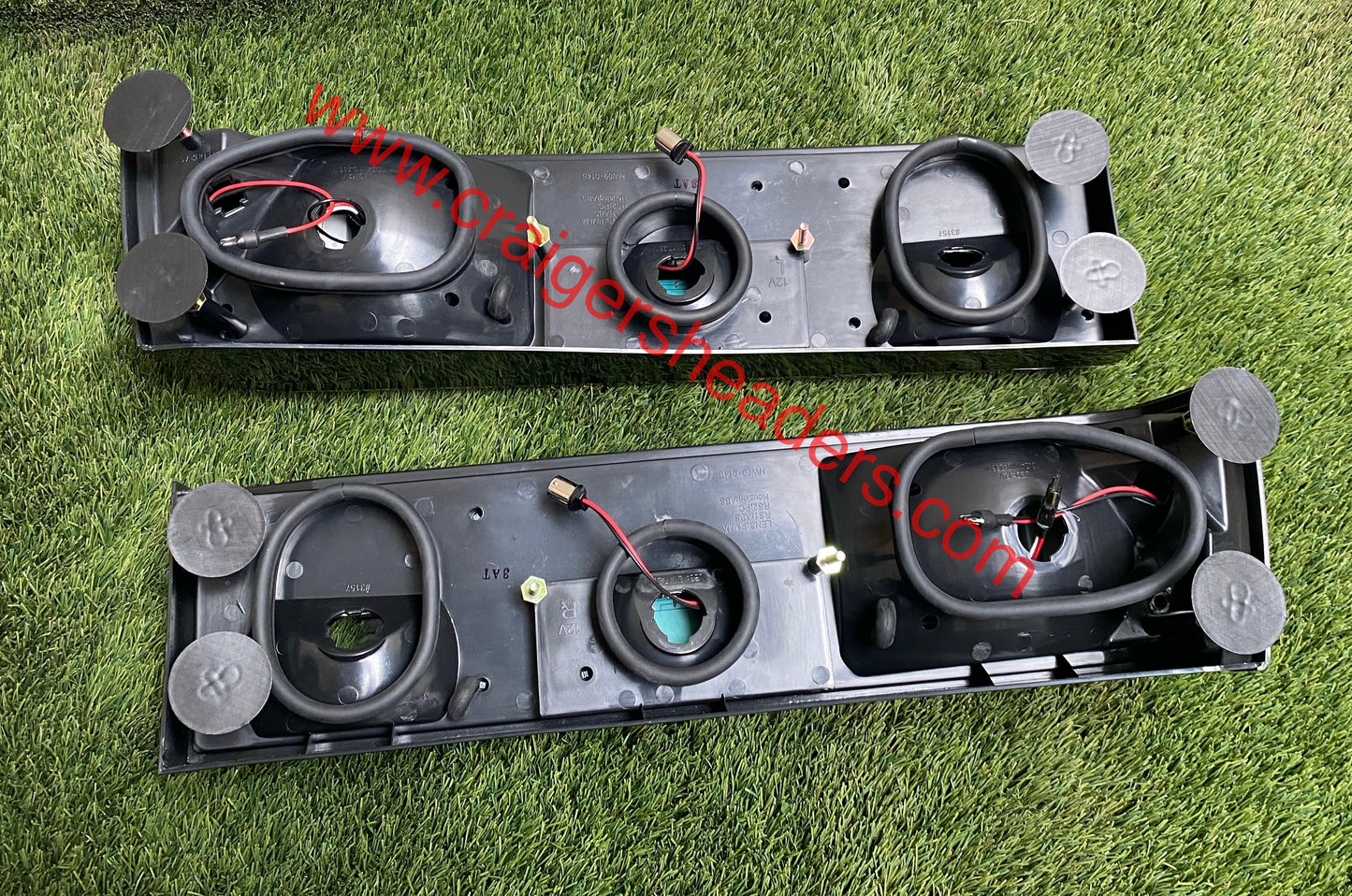 Ford MUStang 87-93 LED Tail Lights Red Clear ALT-ON-FM87-LED-RC - SPYDER