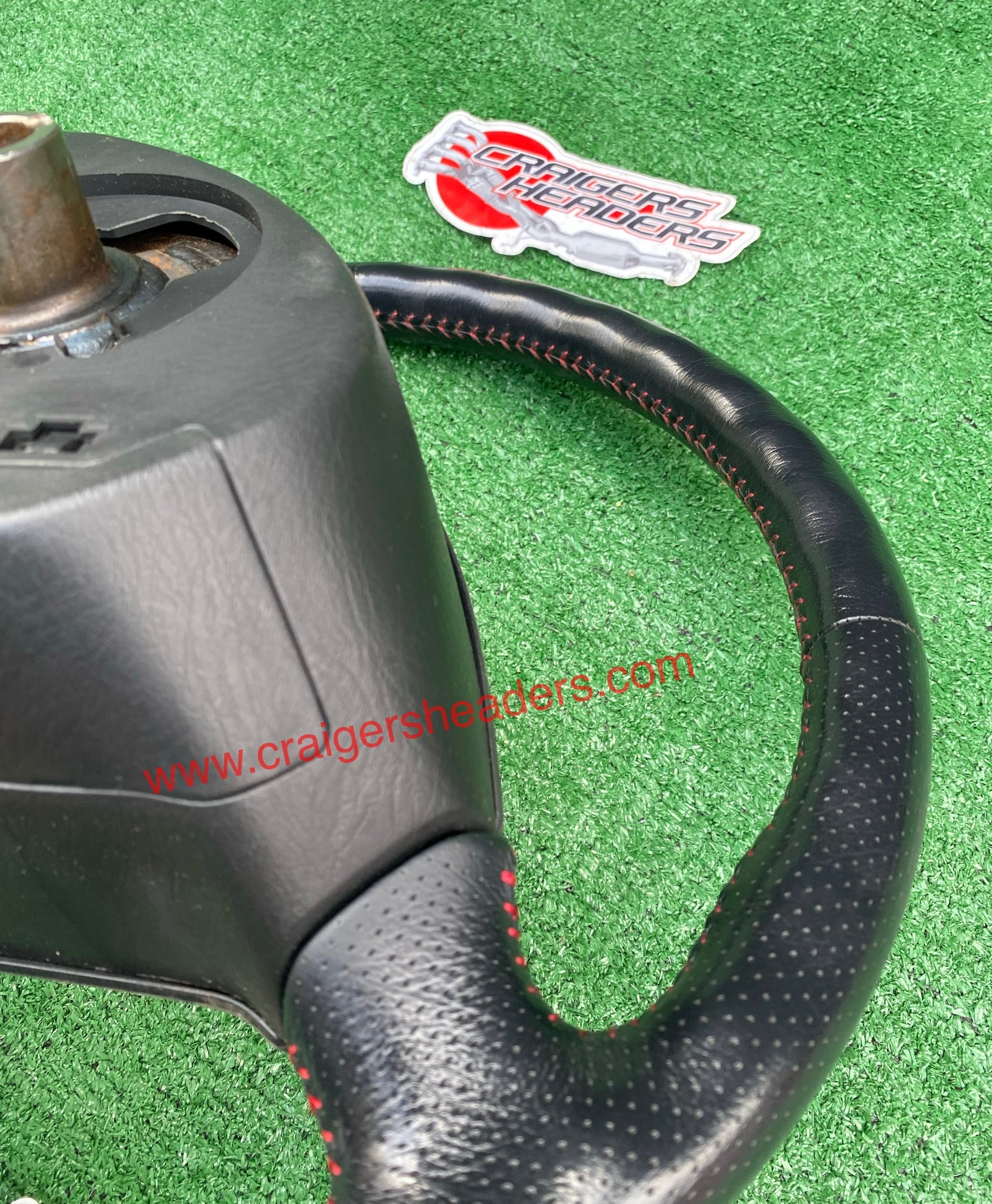 Honda Prelude 97-01 BB6 BB8 BB9 Type-S OEM Steering Wheel Red Stitching Atts