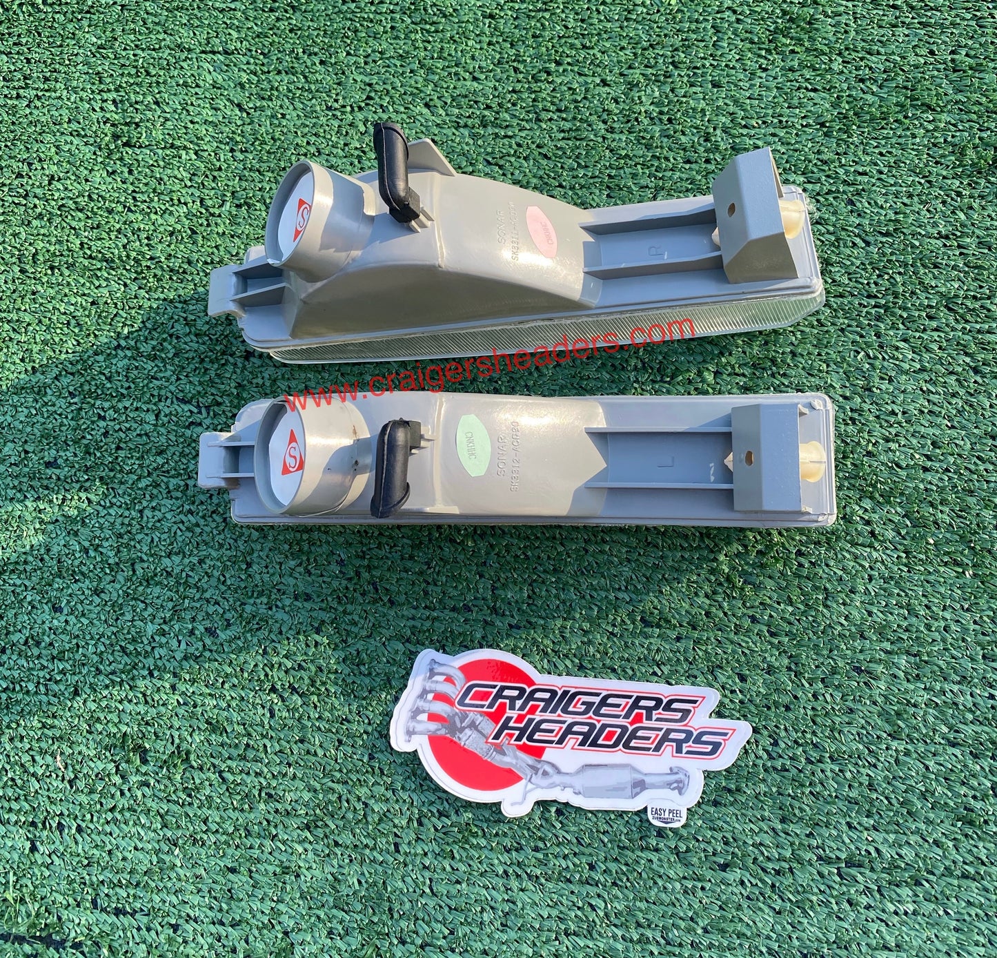 1990-1991 Honda Accord Clear Bumper Lights