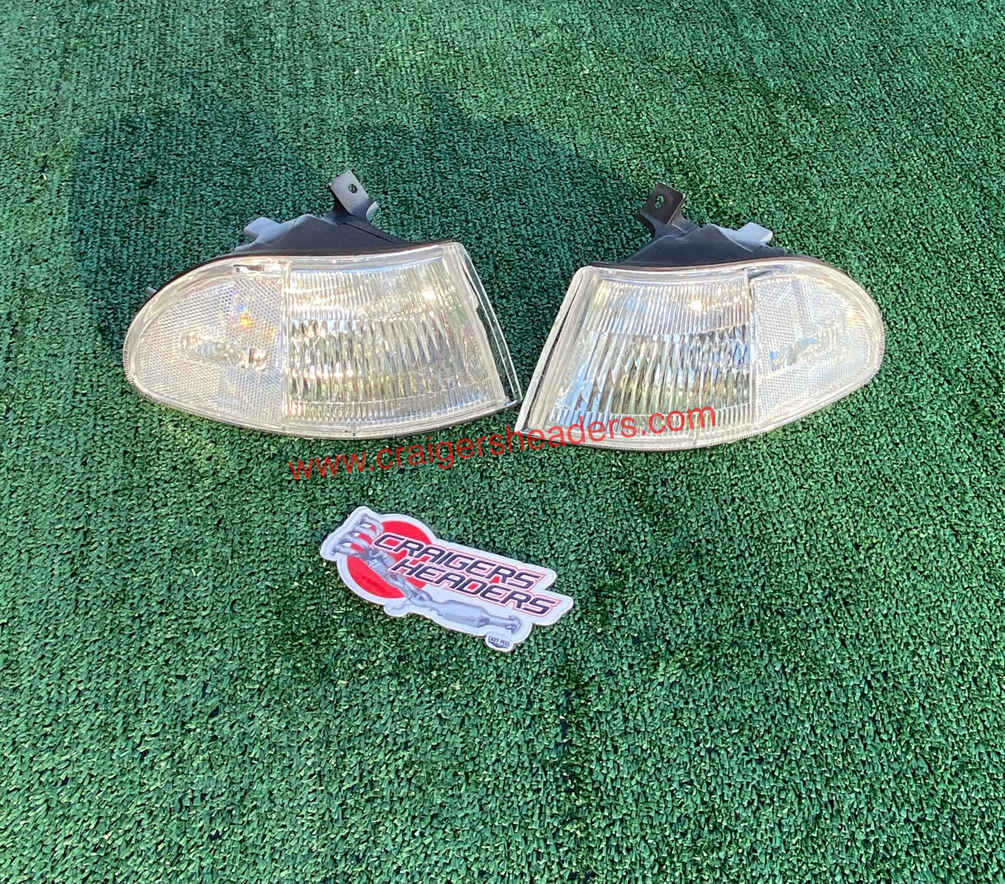 1992-1995 Honda Civic 4 Door Sedan Clear Corner Lights