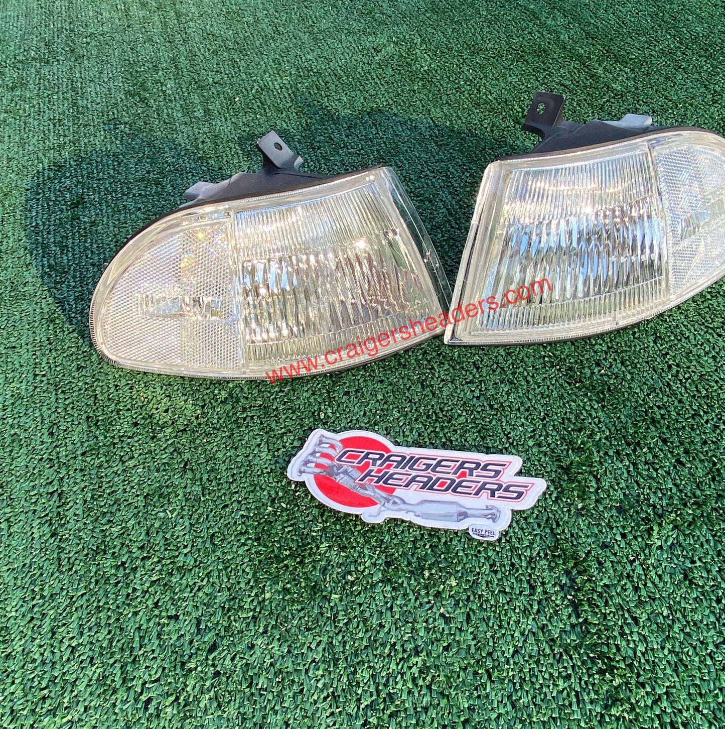 1992-1995 Honda Civic 4 Door Sedan Clear Corner Lights