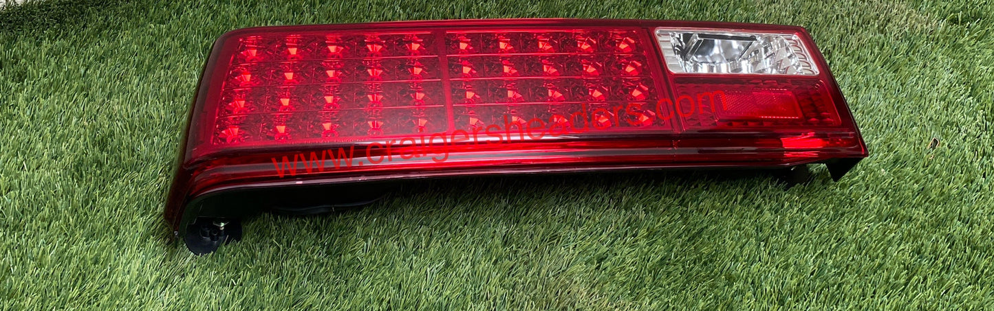 Ford MUStang 87-93 LED Tail Lights Red Clear ALT-ON-FM87-LED-RC - SPYDER