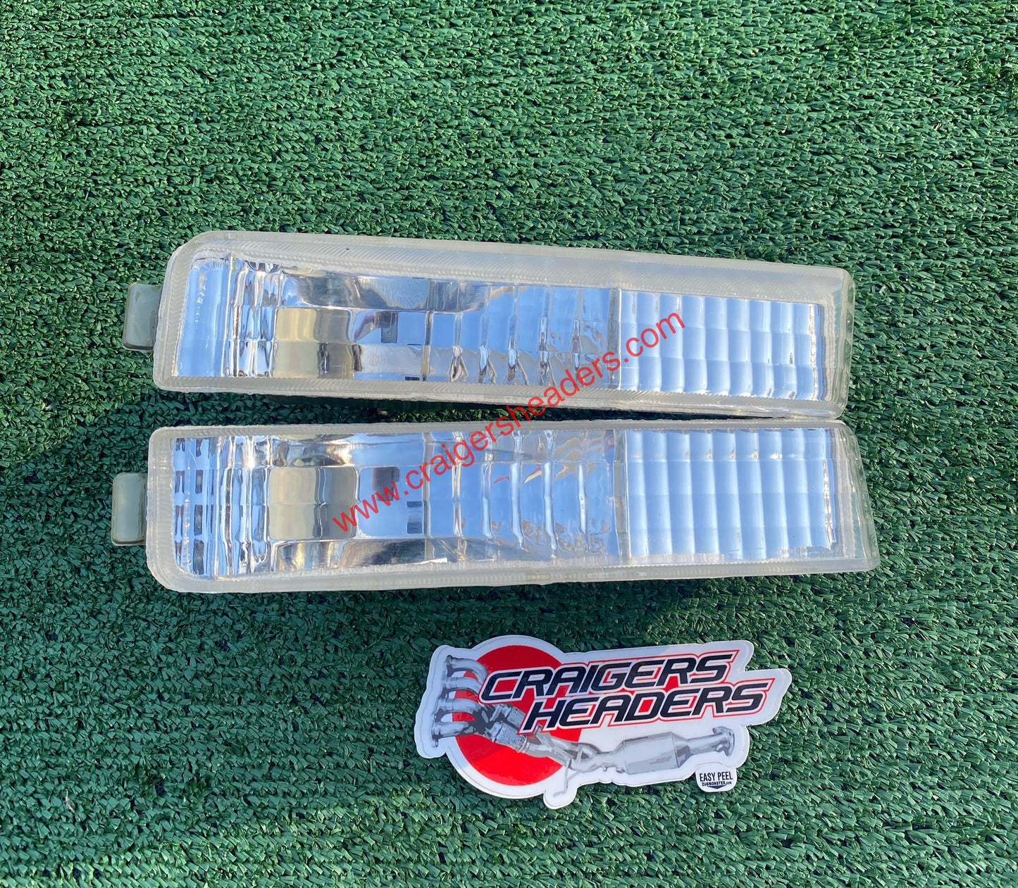 1990-1991 Honda Accord Clear Bumper Lights