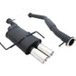 Megan Racing Type 2 Black Cat Back Exhaust Nissan 240sx 1995-1998 (MR-CBS-NS14T2B)